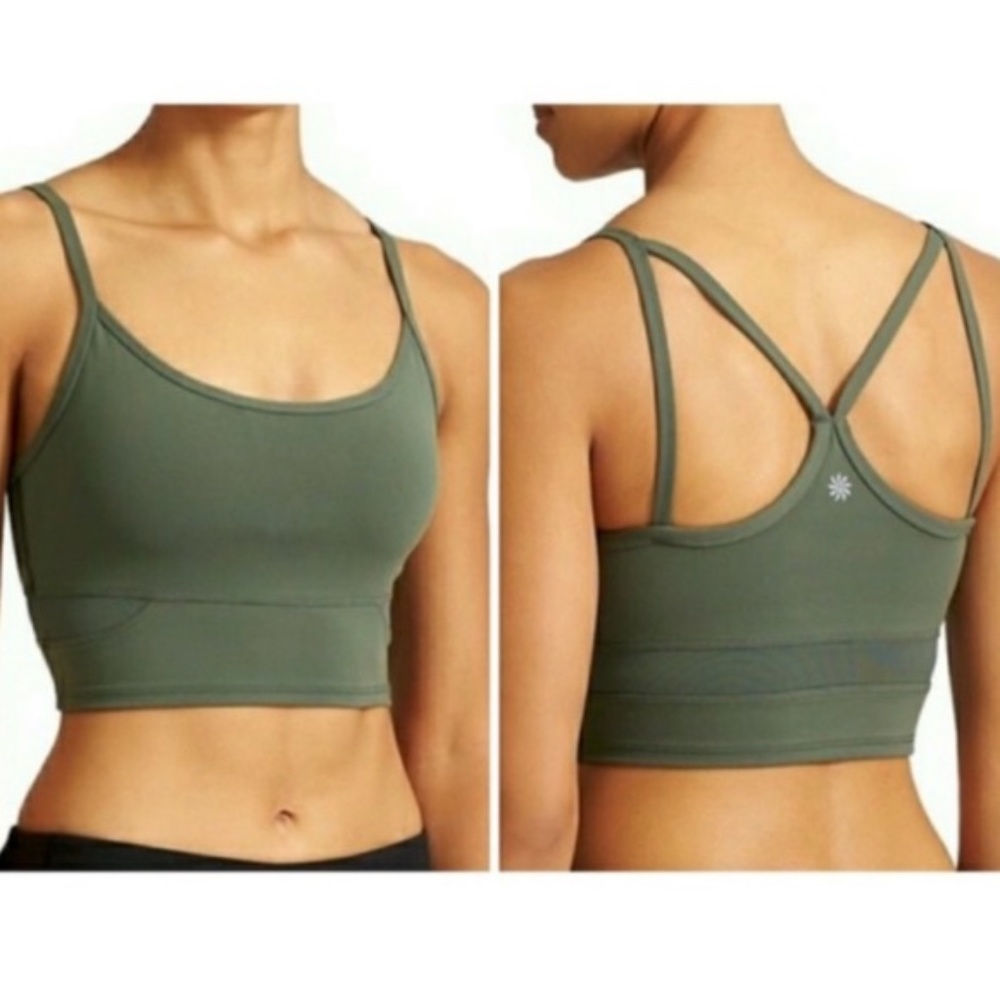 Athleta Bare Up Longline Bralette Sports Bra